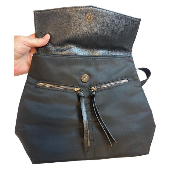 NWT Botkier New York Black Trigger Nylon & Faux Leather Mini Backpack Bag main image 8